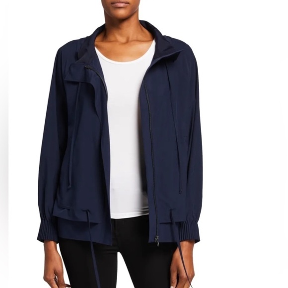 Kobi Halperin Jackets & Blazers - NWT Kobi Halperin Traci Cinched Zip-Front Jacket M